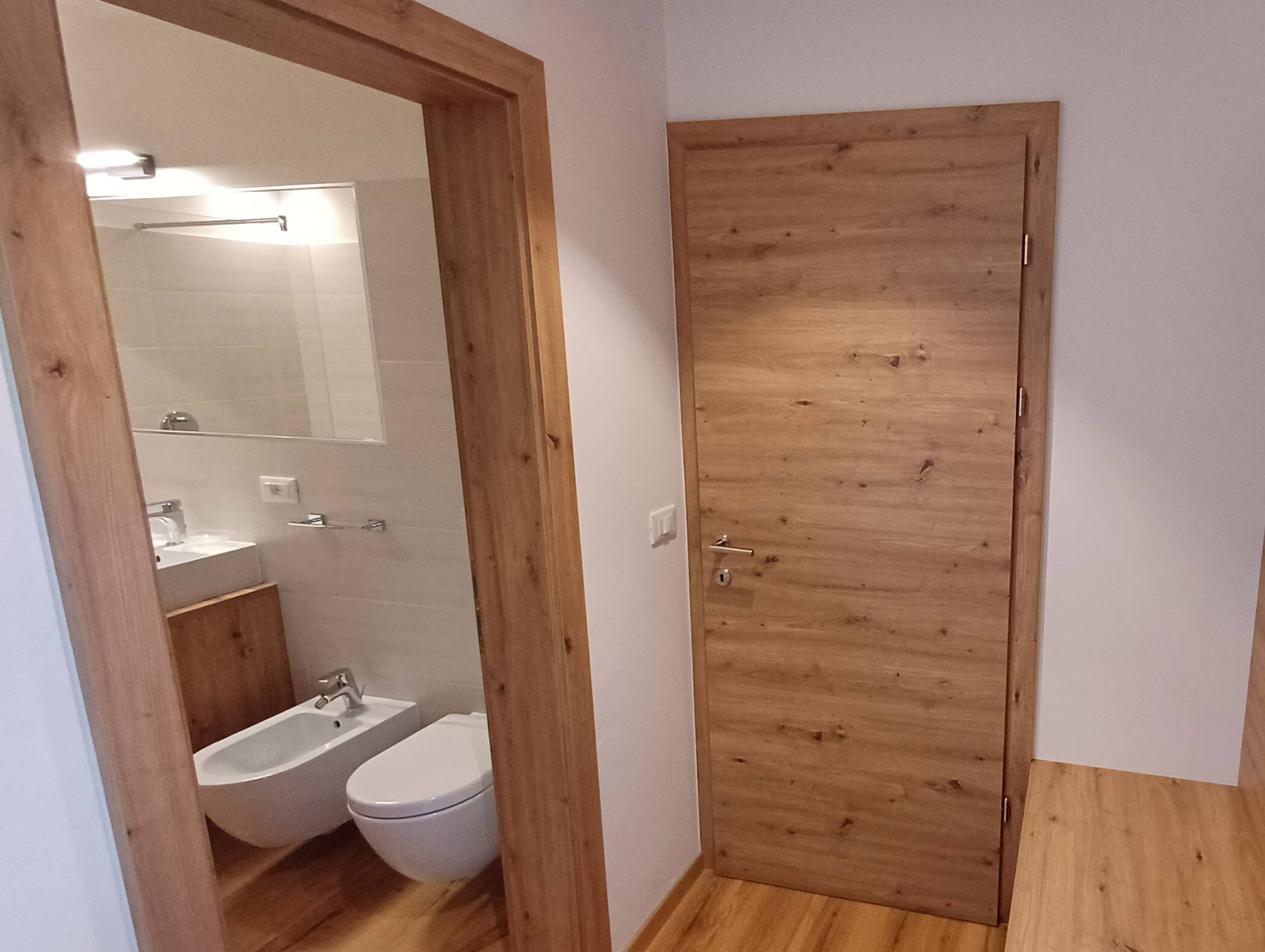 Eingang vom Apartment Abendrot