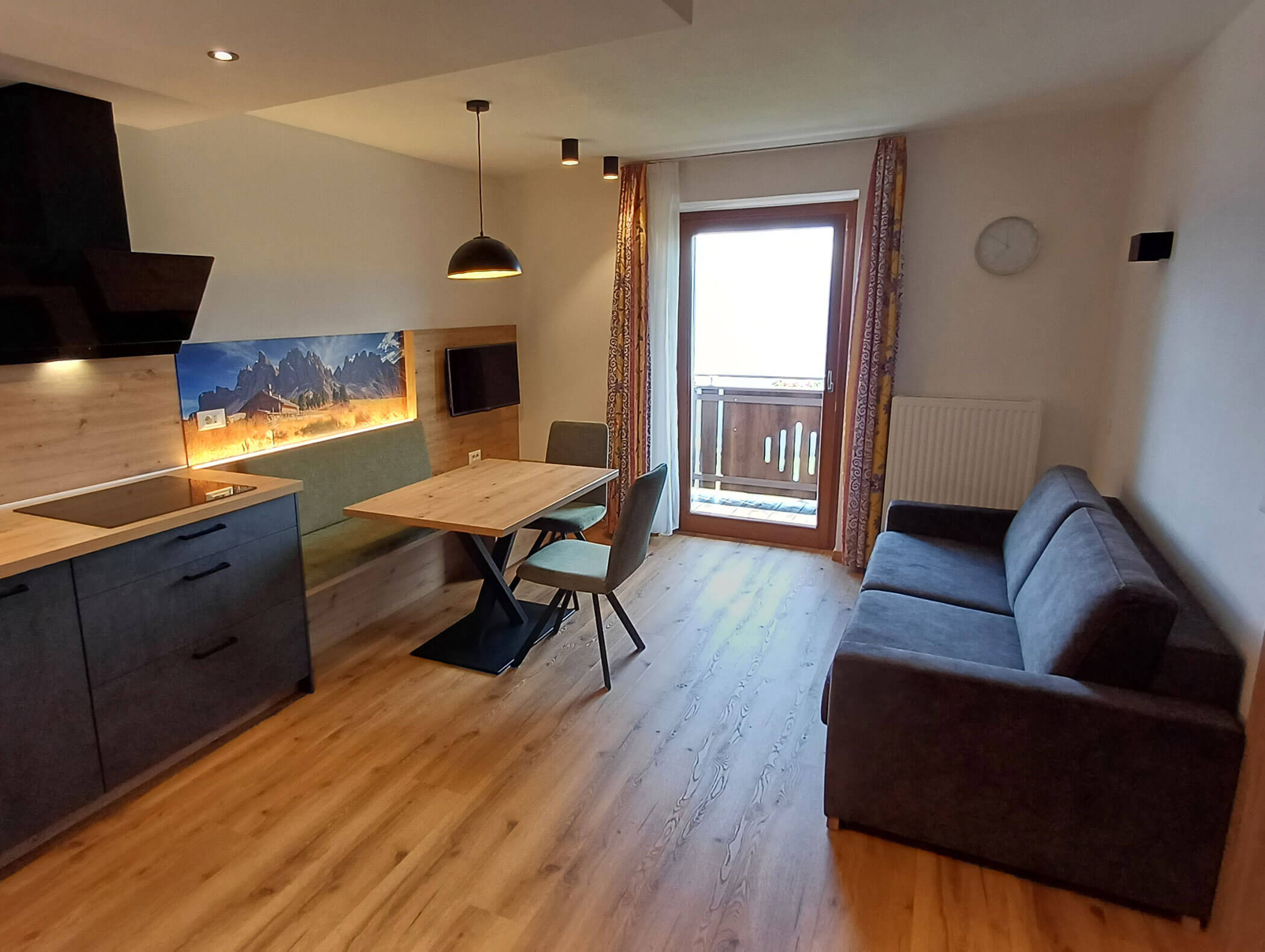 Wohn- und Essbereich vom Apartment Morgenrot